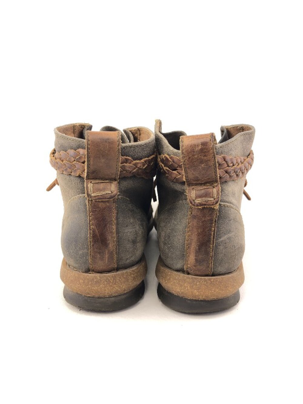 Born Temple II Brown Distressed Suede Ankle Boots 9 - Picture 6 of 13